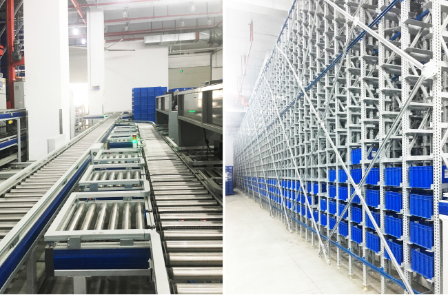 MiniLoad Stacker Crane ASRS Material Box Stacker Craneâ Automatic Storage and Retrieval System