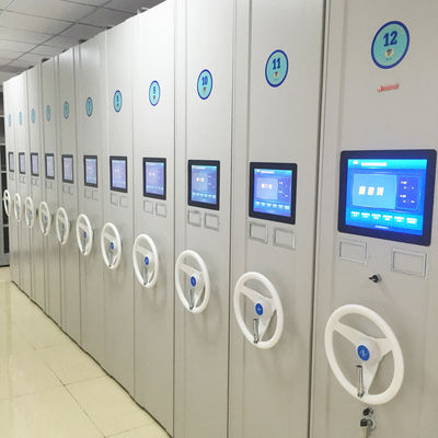 الهياكل الذكية الإلكترونية المتنقلة أرفف الأرشيف الذكية أرفف التخزين الفولاذ المكتبات المدمجة الذكية أنظمة الرفوف للتخزين