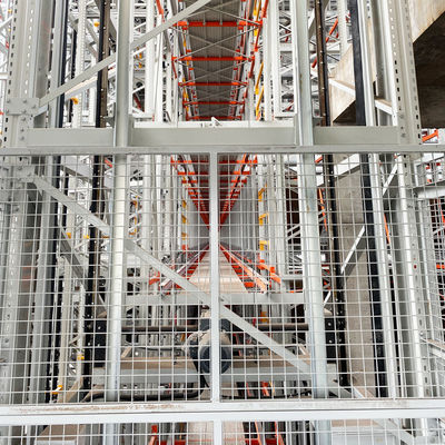 نظام تخزين مستودع ثلاثي الأبعاد نظام التخزين والاسترداد الآلي ASRS