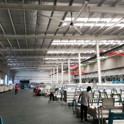 مروحة سقف HVLS الكبيرة للمستودع،مروحة سقف صناعية كبيرة للمصنع،مروحة W.