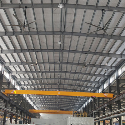 مروحة سقف HVLS الصناعية الكبيرة لمروحة ورشة العمل الكبيرة في المصنع