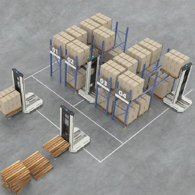 3 مستويات طابق الميزانين الأرفف قطع غيار السيارات الصناعية BMW ارتفاع 7200mm