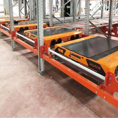 عربة المكوك الراديوية ذات الأربعة اتجاهات للكهف المكوك الأربعة اتجاهات ASRS نظام تخزين واسترداد تلقائي