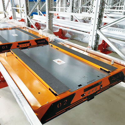 عربة المكوك الراديوية ذات الأربعة اتجاهات للكهف المكوك الأربعة اتجاهات ASRS نظام تخزين واسترداد تلقائي