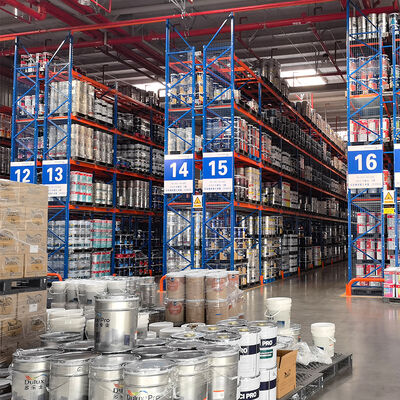 السور الخلفي للأسلاك الشبكية لمستودع التخزين رف الوسائط الثقيلة