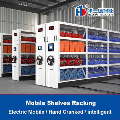 الرفات الكهربائية المتنقلة الرفوف اليدوية المضغوطة المتنقلة رفوف عالية الكثافة