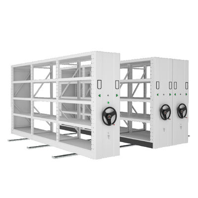 الرفات الكهربائية المتنقلة الرفوف اليدوية المضغوطة المتنقلة رفوف عالية الكثافة