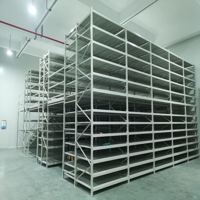RAL Color Heavy Loading Mezzanine Floor Racking 1000 لكل متر مربع من نظام أرفف الميزانين