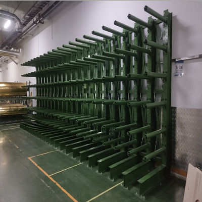 رفوف ناتئة مزدوجة الجوانب من الفولاذ Q345، 1000 كجم، مع أعمدة متينة