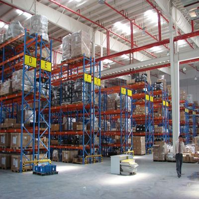 Q235 سقف تخزين الصلب الثقيل 76.2mm نظام رف الصفائح الانتقائي