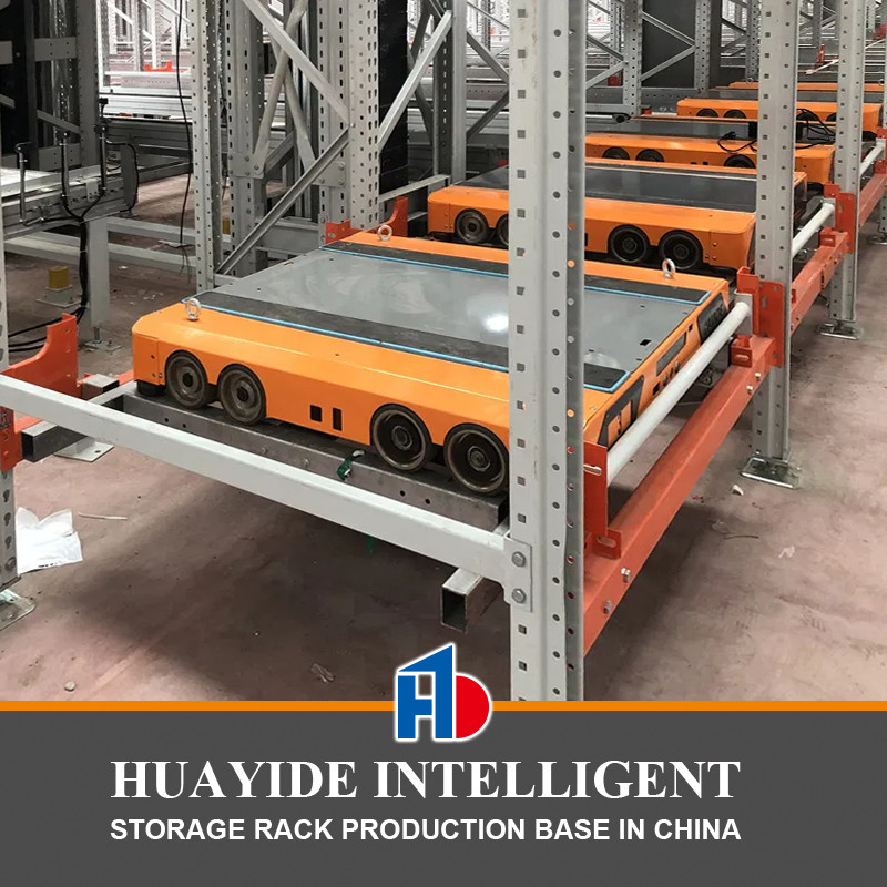 B13 ASRS نظام المكوك الأربعة طرق الوزن الثقيل الأتمتة العالية مستودع التخزين المكوك الصلب رفوف